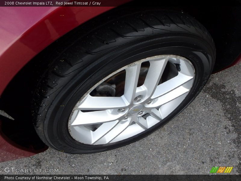 Red Jewel Tintcoat / Gray 2008 Chevrolet Impala LTZ