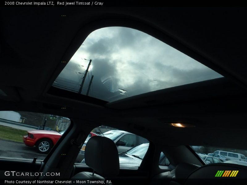 Red Jewel Tintcoat / Gray 2008 Chevrolet Impala LTZ