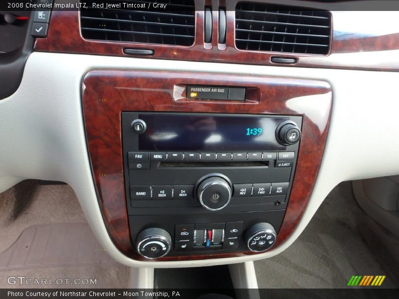 Red Jewel Tintcoat / Gray 2008 Chevrolet Impala LTZ