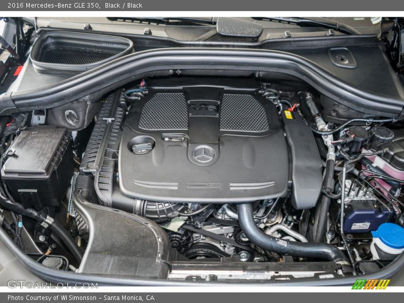 Black / Black 2016 Mercedes-Benz GLE 350
