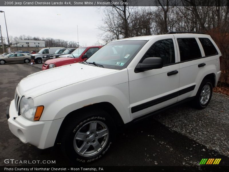 Stone White / Medium Slate Gray 2006 Jeep Grand Cherokee Laredo 4x4