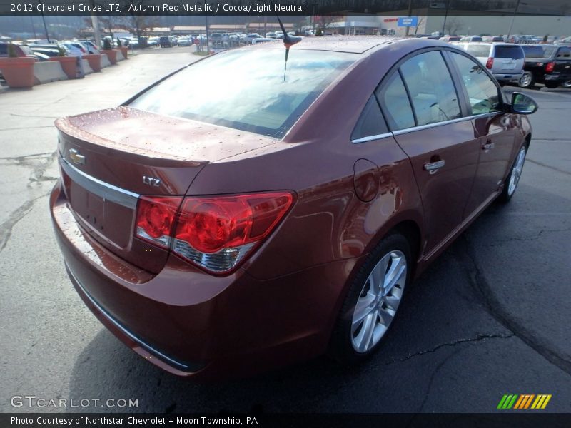 Autumn Red Metallic / Cocoa/Light Neutral 2012 Chevrolet Cruze LTZ