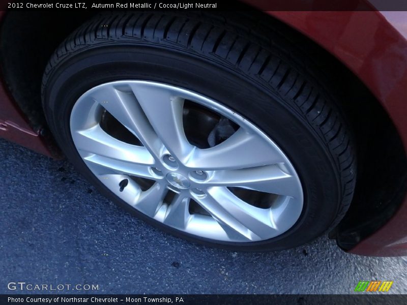 Autumn Red Metallic / Cocoa/Light Neutral 2012 Chevrolet Cruze LTZ