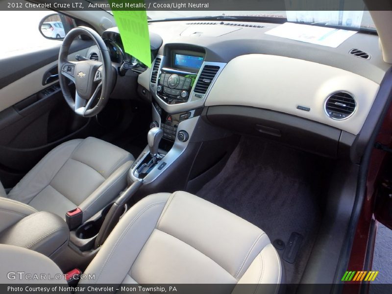 Autumn Red Metallic / Cocoa/Light Neutral 2012 Chevrolet Cruze LTZ