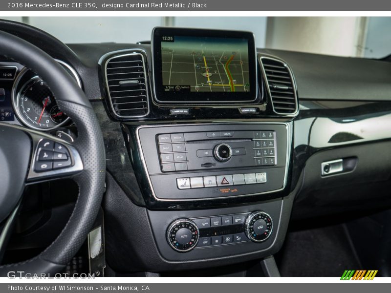 designo Cardinal Red Metallic / Black 2016 Mercedes-Benz GLE 350