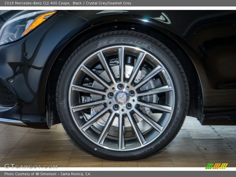 Black / Crystal Grey/Seashell Grey 2016 Mercedes-Benz CLS 400 Coupe