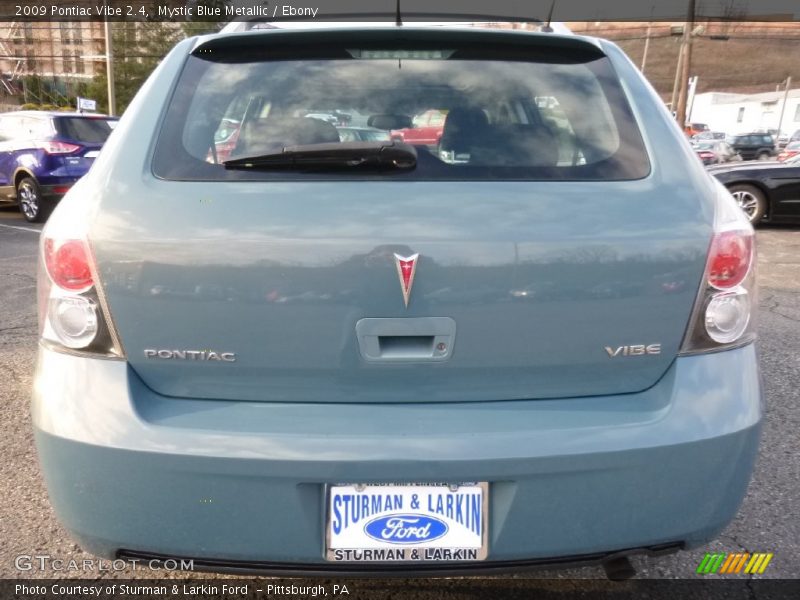 Mystic Blue Metallic / Ebony 2009 Pontiac Vibe 2.4
