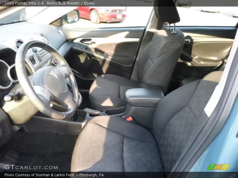 Mystic Blue Metallic / Ebony 2009 Pontiac Vibe 2.4