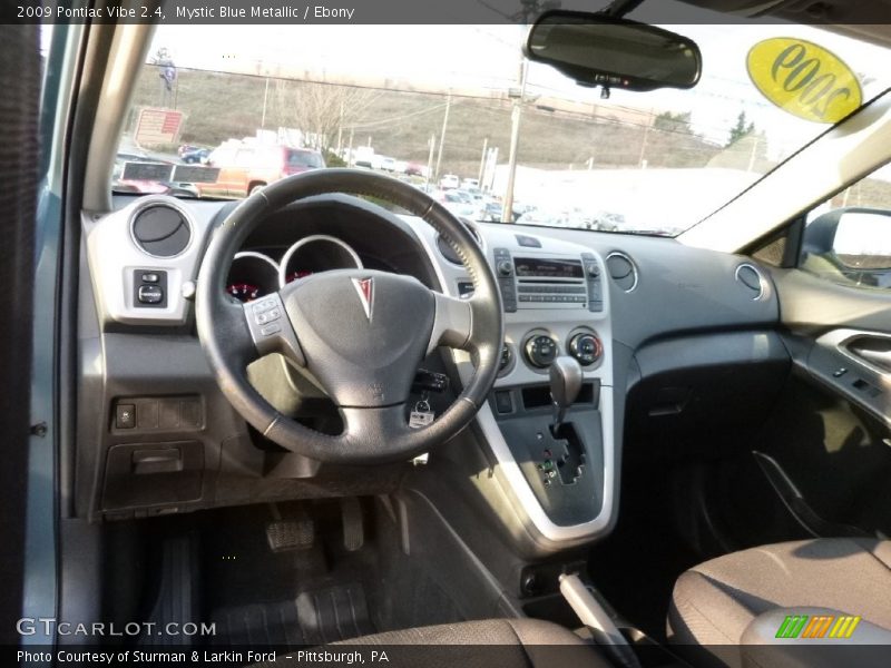Mystic Blue Metallic / Ebony 2009 Pontiac Vibe 2.4