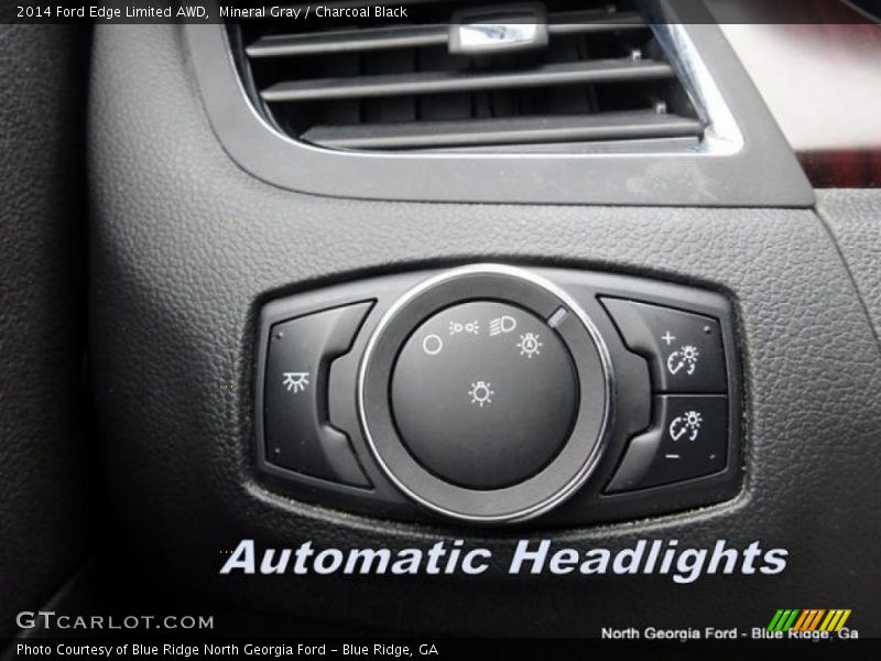 Mineral Gray / Charcoal Black 2014 Ford Edge Limited AWD