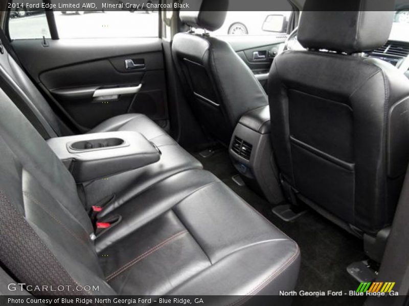 Mineral Gray / Charcoal Black 2014 Ford Edge Limited AWD