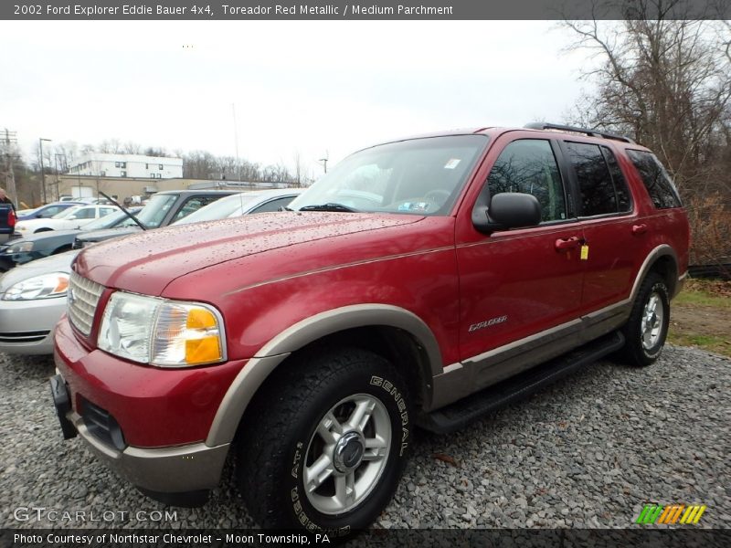 Toreador Red Metallic / Medium Parchment 2002 Ford Explorer Eddie Bauer 4x4