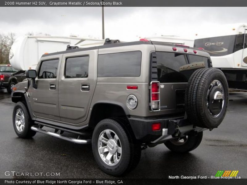 Graystone Metallic / Sedona/Ebony Black 2008 Hummer H2 SUV