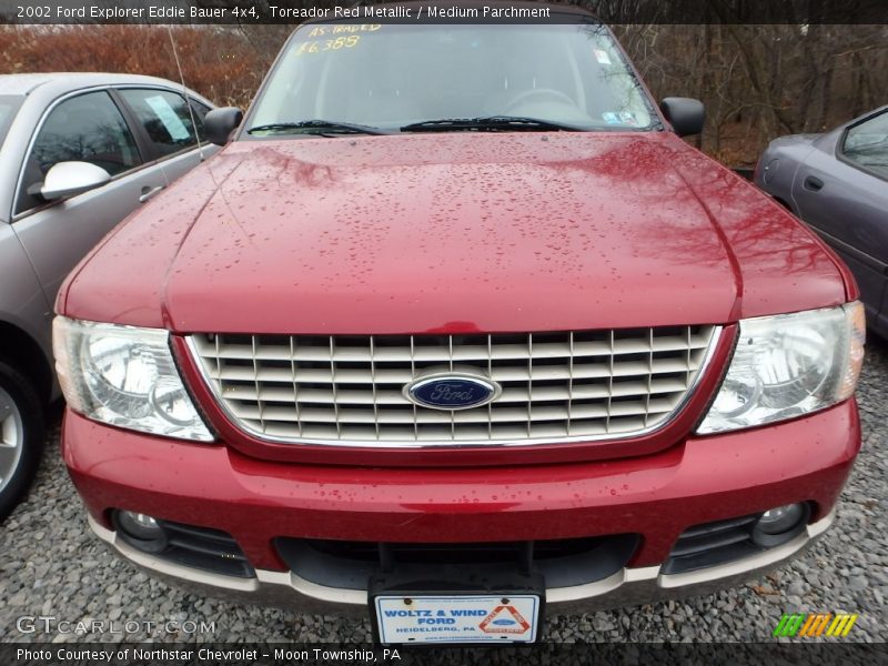 Toreador Red Metallic / Medium Parchment 2002 Ford Explorer Eddie Bauer 4x4