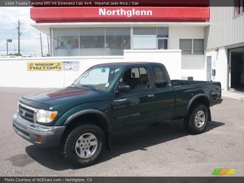 Imperial Jade Mica / Oak 1999 Toyota Tacoma SR5 V6 Extended Cab 4x4