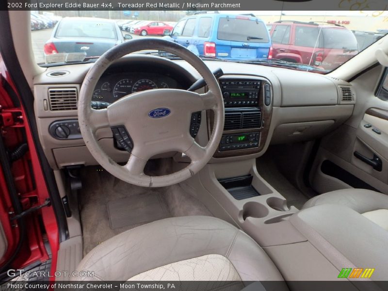 Toreador Red Metallic / Medium Parchment 2002 Ford Explorer Eddie Bauer 4x4