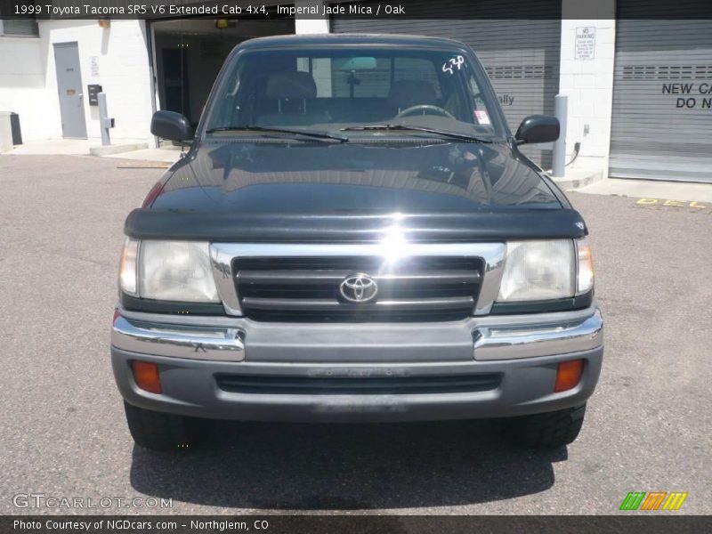 Imperial Jade Mica / Oak 1999 Toyota Tacoma SR5 V6 Extended Cab 4x4