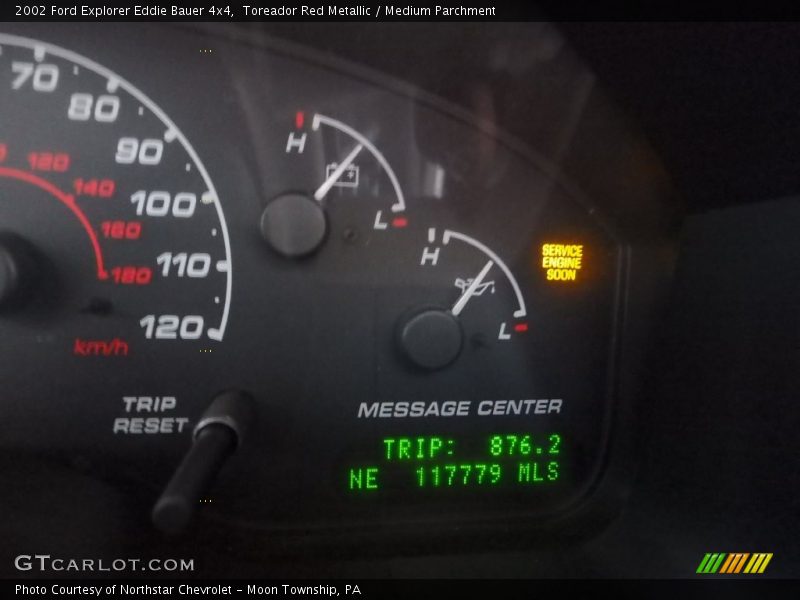 Toreador Red Metallic / Medium Parchment 2002 Ford Explorer Eddie Bauer 4x4