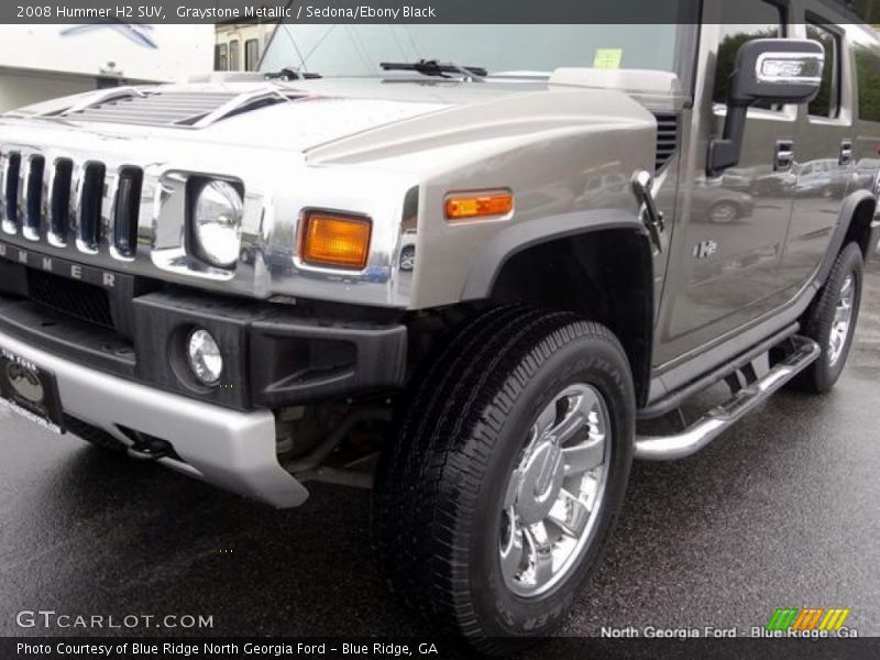 Graystone Metallic / Sedona/Ebony Black 2008 Hummer H2 SUV