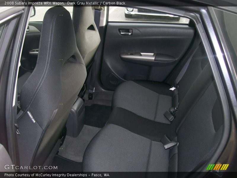 Dark Gray Metallic / Carbon Black 2008 Subaru Impreza WRX Wagon