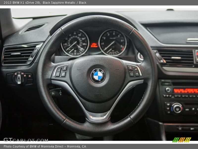 Black Sapphire Metallic / Black 2013 BMW X1 sDrive 28i