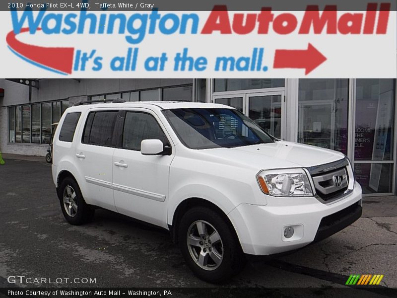 Taffeta White / Gray 2010 Honda Pilot EX-L 4WD