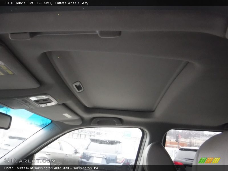 Taffeta White / Gray 2010 Honda Pilot EX-L 4WD