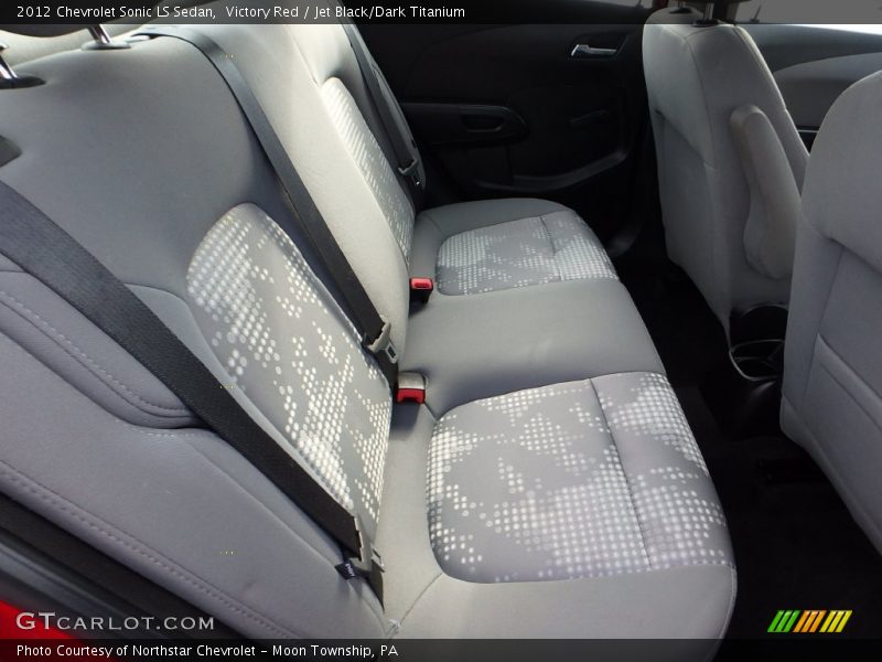 Victory Red / Jet Black/Dark Titanium 2012 Chevrolet Sonic LS Sedan
