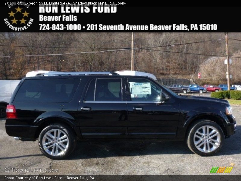 Shadow Black Metallic / Ebony 2016 Ford Expedition EL Limited 4x4