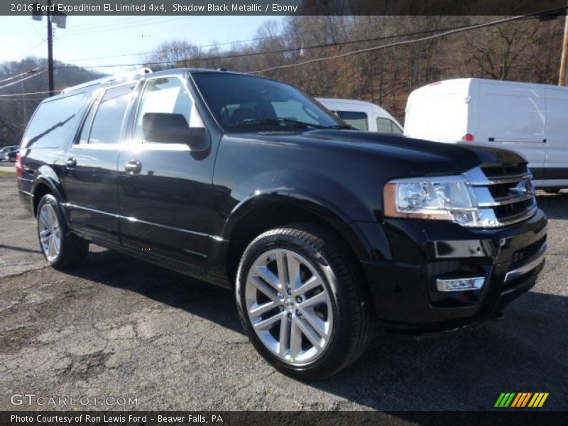 Shadow Black Metallic / Ebony 2016 Ford Expedition EL Limited 4x4