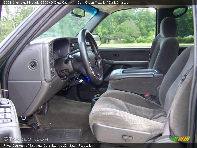 Dark Green Metallic / Dark Charcoal 2003 Chevrolet Silverado 2500HD Crew Cab 4x4