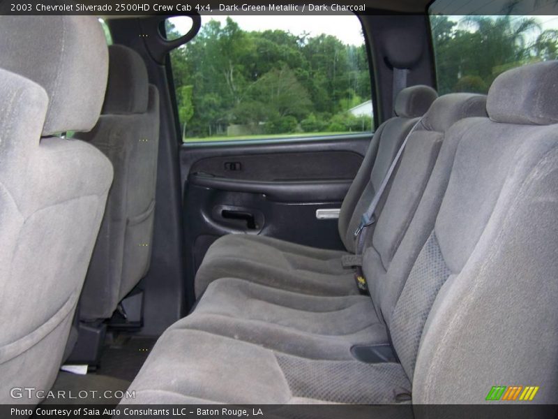 Dark Green Metallic / Dark Charcoal 2003 Chevrolet Silverado 2500HD Crew Cab 4x4
