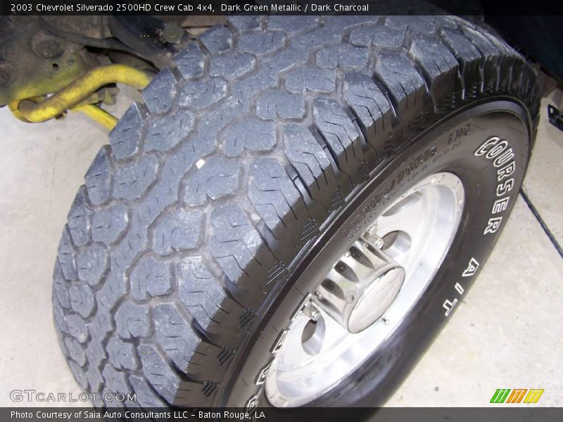 Dark Green Metallic / Dark Charcoal 2003 Chevrolet Silverado 2500HD Crew Cab 4x4