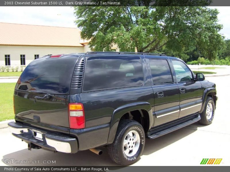 Dark Gray Metallic / Tan/Neutral 2003 Chevrolet Suburban 1500 LS