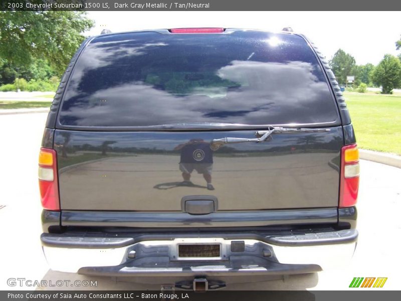 Dark Gray Metallic / Tan/Neutral 2003 Chevrolet Suburban 1500 LS