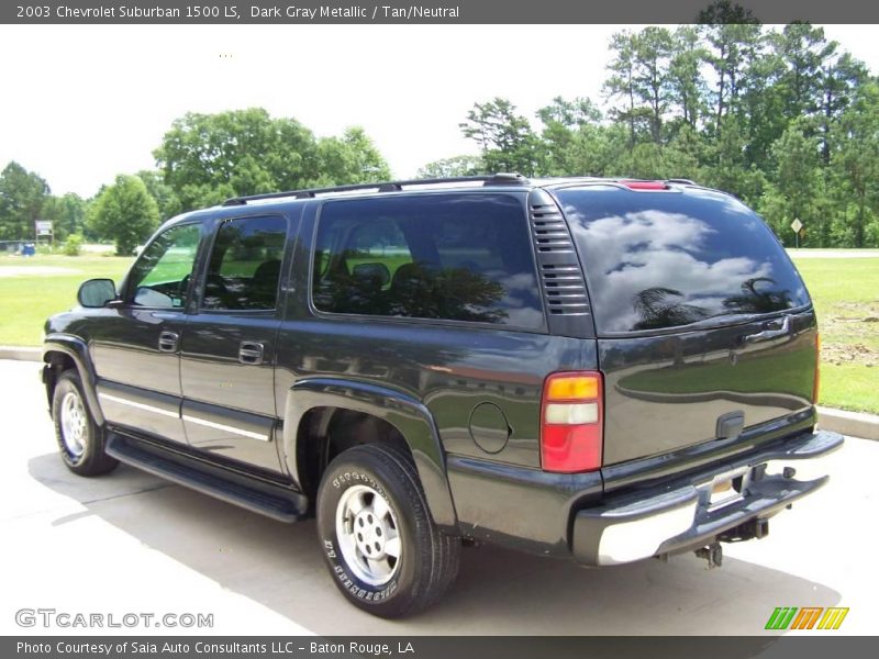 Dark Gray Metallic / Tan/Neutral 2003 Chevrolet Suburban 1500 LS