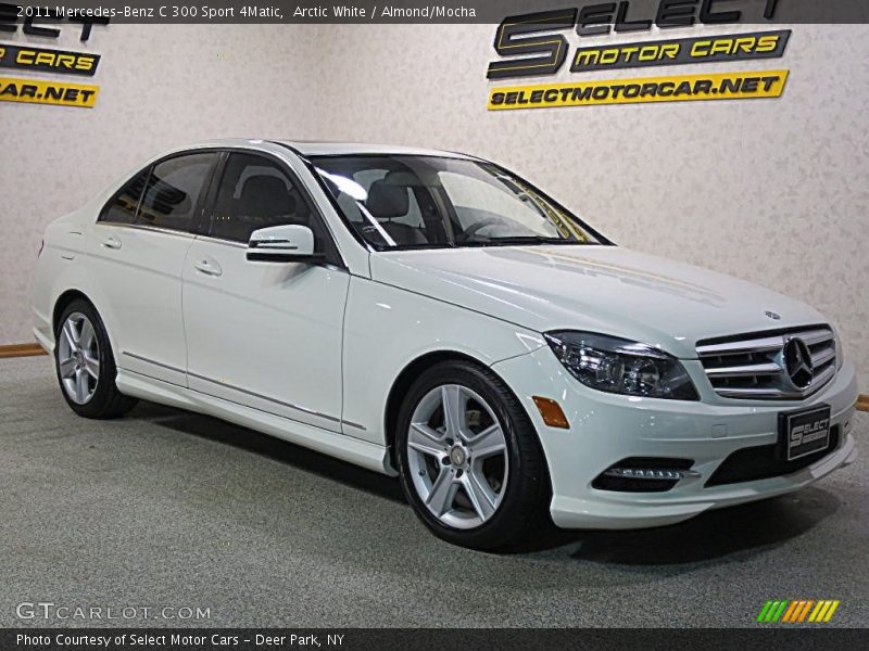 Arctic White / Almond/Mocha 2011 Mercedes-Benz C 300 Sport 4Matic