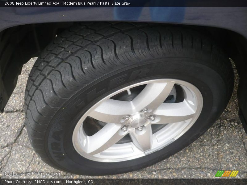 Modern Blue Pearl / Pastel Slate Gray 2008 Jeep Liberty Limited 4x4