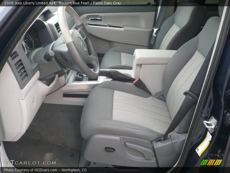 Modern Blue Pearl / Pastel Slate Gray 2008 Jeep Liberty Limited 4x4