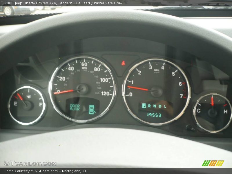 Modern Blue Pearl / Pastel Slate Gray 2008 Jeep Liberty Limited 4x4
