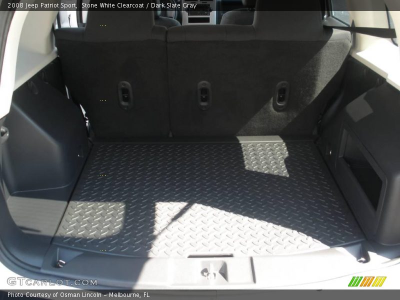 Stone White Clearcoat / Dark Slate Gray 2008 Jeep Patriot Sport