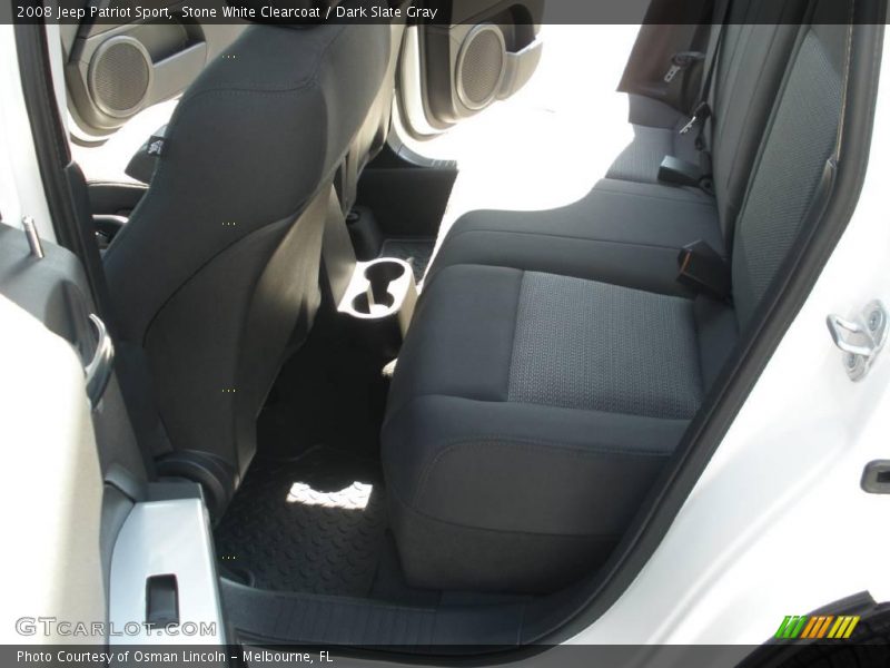Stone White Clearcoat / Dark Slate Gray 2008 Jeep Patriot Sport