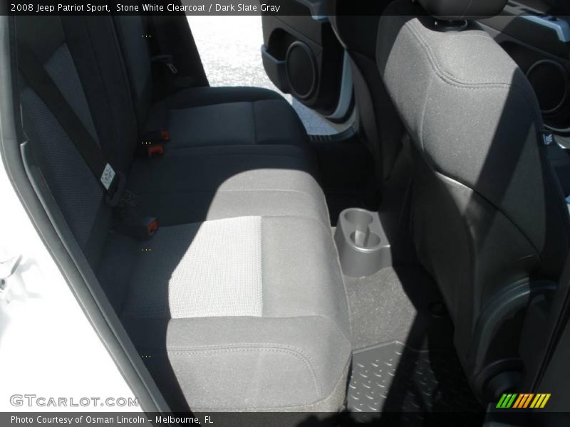 Stone White Clearcoat / Dark Slate Gray 2008 Jeep Patriot Sport
