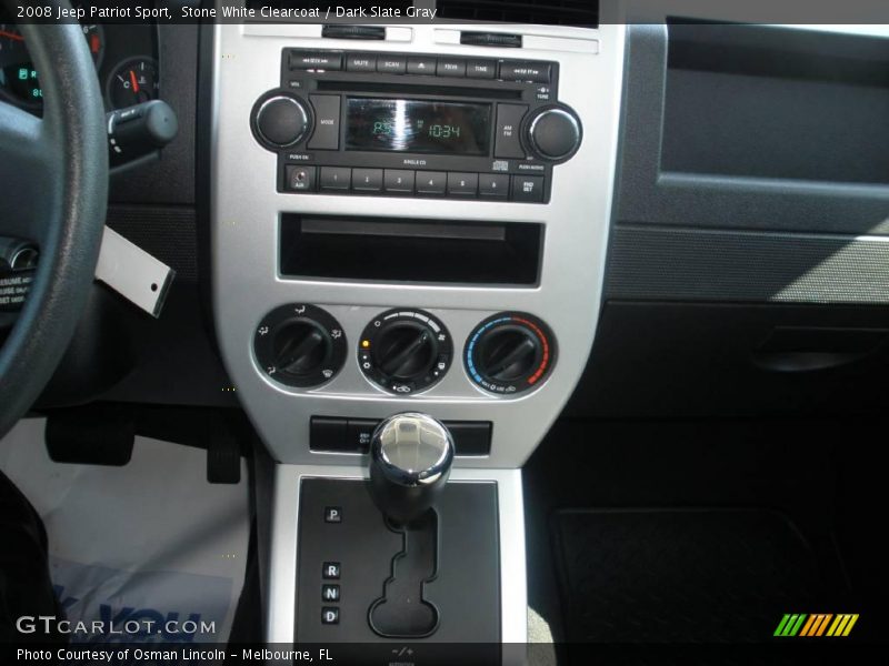 Stone White Clearcoat / Dark Slate Gray 2008 Jeep Patriot Sport