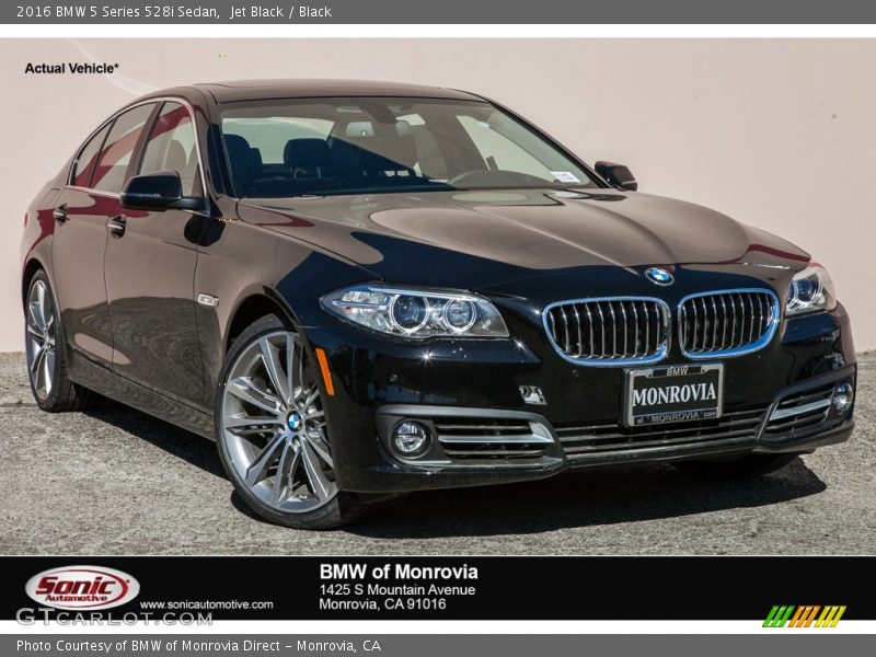 Jet Black / Black 2016 BMW 5 Series 528i Sedan
