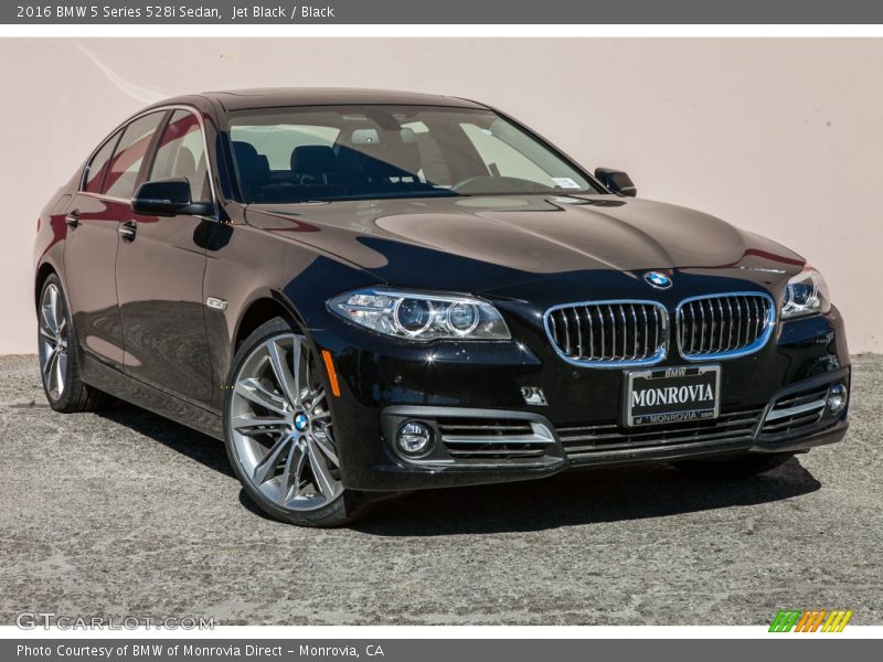 Jet Black / Black 2016 BMW 5 Series 528i Sedan