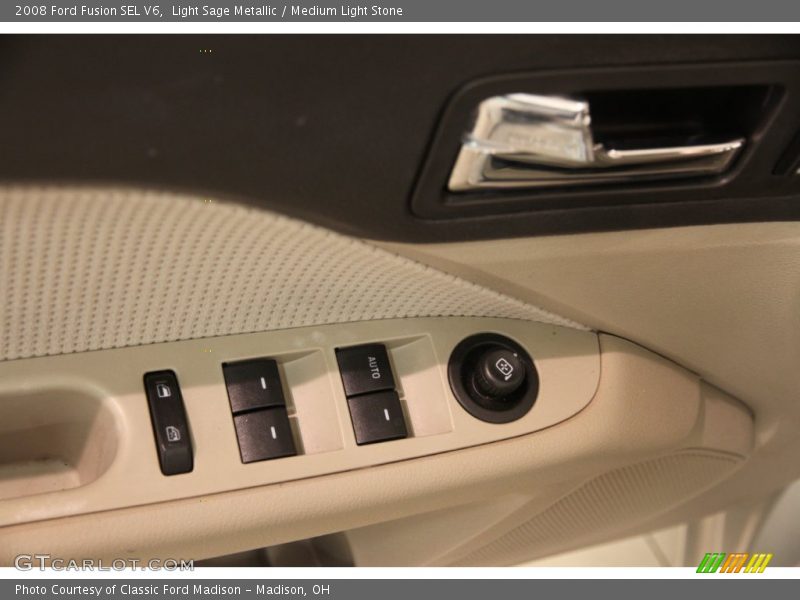 Light Sage Metallic / Medium Light Stone 2008 Ford Fusion SEL V6