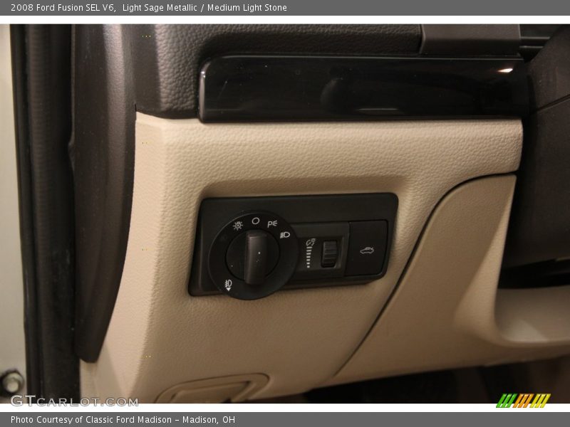 Light Sage Metallic / Medium Light Stone 2008 Ford Fusion SEL V6