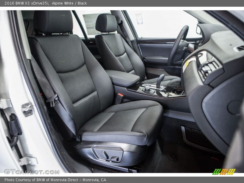 Alpine White / Black 2016 BMW X3 xDrive35i