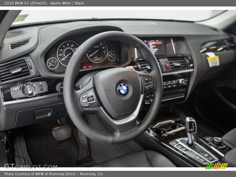 Alpine White / Black 2016 BMW X3 xDrive35i